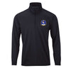 320th Missile Squadron Performance Quarter Zip - Black