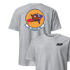 36th Fighter Squadron Front & Back T-Shirt - Heather Gray