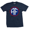 WW2 Allied Forces Patch T-shirt - Navy