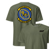 43rd Fighter Squadron Front & Back T-Shirt - OD Green