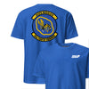 43rd Fighter Squadron Front & Back T-Shirt - Royal