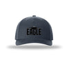 F-15 Eagle Blackout 5-Panel Trucker Hat - IRON GREY/IRON GREY