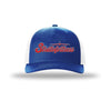 B-52 Stratofortress Vintage Script 5-Panel Trucker Hat - ROYAL/WHITE