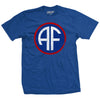WW2 Allied Forces Patch T-shirt - Royal