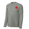 740th Missile Squadron Long Sleeve Performance T-Shirt - Concrete Heather