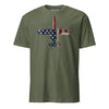 A-10 "Warthog" Rivet Flag T-Shirt - OD Green