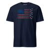 Air Force Smoke Flag T-Shirt - Navy