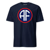 WWII Allied Forces HQ Patch T-Shirt - Navy
