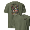 America's 250 Year Vintage Tattoo T-Shirt - OD Green