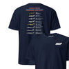 American Fighters Through History T-Shirt - Navy