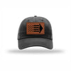 B-2 Aircraft Flag Leatherette Patch Dad Hat - BLACK
