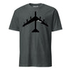 B-52 "BUFF" Stealth Silhouette T-Shirt - Charcoal Heather