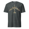 B-52 "BUFF" OCP Camo Silhouette T-Shirt - Charcoal Heather