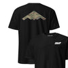 B-2 "Spirit" OCP Camo Silhouette Front & Back T-Shirt - Black