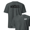 C-130 "Hercules" Blackout Front & Back T-Shirt - Charcoal Heather