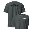 B-52 "Stratofortress" Blackout Front & Back T-Shirt - Charcoal Heather
