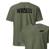 C-130 "Hercules" Blackout Front & Back T-Shirt - OD Green