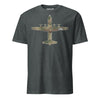 C-130 "Herc" OCP Camo Silhouette T-Shirt - Charcoal Heather