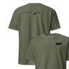 C-130 Rollin' Down the Strip Front & Back T-Shirt - OD Green