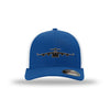 C-17 Globemaster Silhouette Flexfit Trucker Hat - Royal