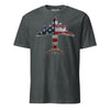 C-17 "Globemaster" Rivet Flag T-Shirt - Charcoal Heather