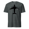 C-17 "Globemaster" Stealth Silhouette T-Shirt - Charcoal Heather