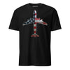 C-5 "Galaxy" Rivet Flag T-Shirt - Black