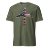 C-5 "Galaxy" Rivet Flag T-Shirt - OD Green