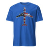 C-5 "Galaxy" Rivet Flag T-Shirt - Royal