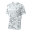 Space Force Horizontal Delta Camohex Performance T-Shirt - Camohex White