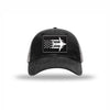 C-17 Aircraft Flag Carbon Fiber Patch Soft Mesh Trucker - BLACK/CHARCOAL