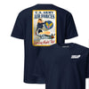 Coming Right Up Air Corps Recruiting Poster T-Shirt - Navy
