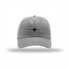 F-16 Fighting Falcon Silhouette Carbon Fiber Patch Dad Hat - GREY