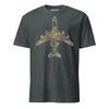 E-3 "Sentry" OCP Camo Silhouette T-Shirt - Charcoal Heather