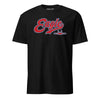 F-15 "Eagle" Vintage Script T-Shirt - Black