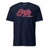 F-15 "Eagle" Vintage Script T-Shirt - Navy