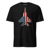 F-15 "Eagle" Rivet Flag T-Shirt - Black