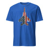 F-15 "Eagle" Rivet Flag T-Shirt - Royal