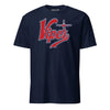 F-16 "Viper" Vintage Script T-Shirt - Navy