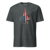 F-16 "Viper" Rivet Flag T-Shirt - Charcoal Heather