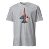F-16 "Viper" Rivet Flag T-Shirt - Heather Grey