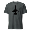 F-16 "Viper" Stealth Silhouette T-Shirt - Charcoal Heather