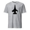 F-16 "Viper" Stealth Silhouette T-Shirt - Heather Grey