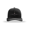 F-16 Fighting Falcon Silhouette Structured Trucker Hat - Black