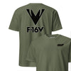 F-16V Super Viper Blackout Insignia Front & Back T-Shirt - OD Green