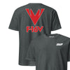 F-16V Super Viper Insignia Front & Back T-Shirt - Charcoal Heather