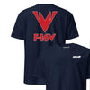F-16V Super Viper Insignia Front & Back T-Shirt - Navy