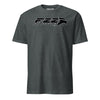 F-22 Raptor Blackout Insignia T-Shirt - Charcoal Heather