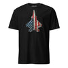 F-22 "Raptor" Rivet Flag T-Shirt - Black