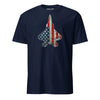 F-22 "Raptor" Rivet Flag T-Shirt - Navy